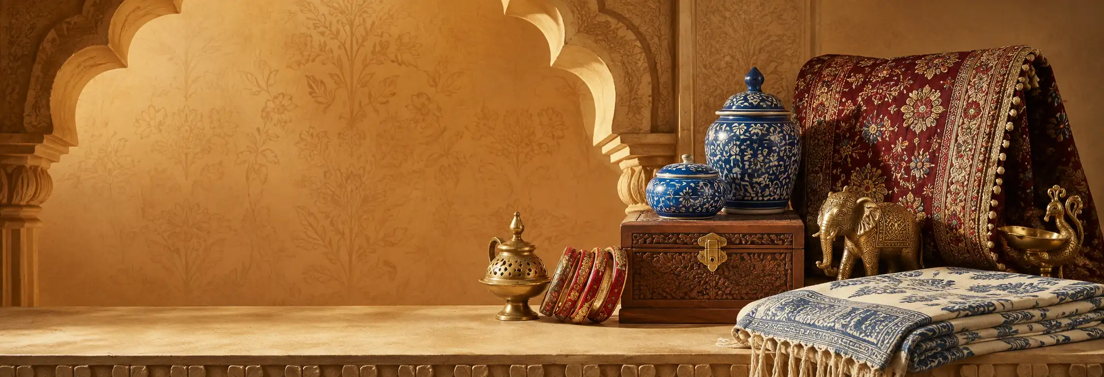 Authentic Rajasthani handicrafts – Bedsheet
