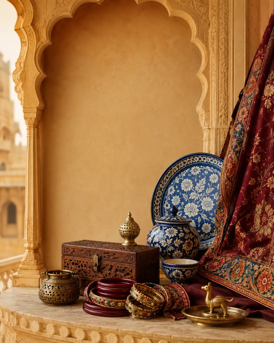 Rajasthani handicrafts and textiles
