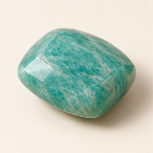 Illustrative view of a loose Amazonite gemstone