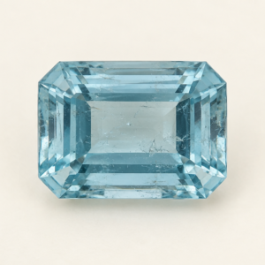 Illustrative view of a loose Aquamarine gemstone