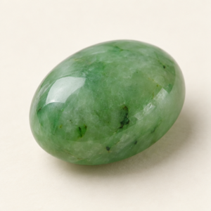 Illustrative view of a loose Jade gemstone