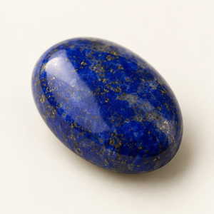 Illustrative view of a loose Lapis Lazuli gemstone