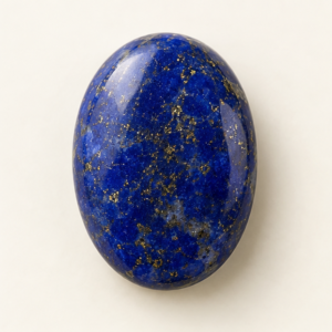 Illustrative view of a loose Lapis Lazuli gemstone