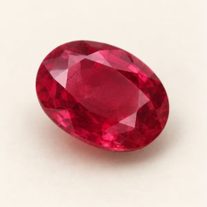 Illustrative view of a loose Ruby gemstone