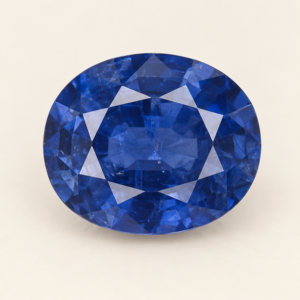 Illustrative view of a loose Sapphire gemstone