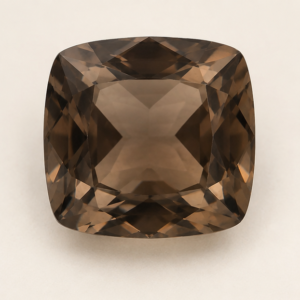 Illustrative view of a loose Smoky Quartz gemstone