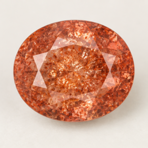 Illustrative view of a loose Sunstone gemstone