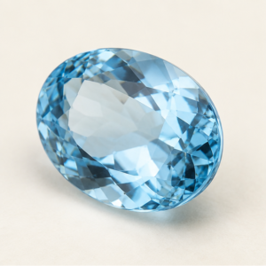 Illustrative view of a loose Topaz gemstone