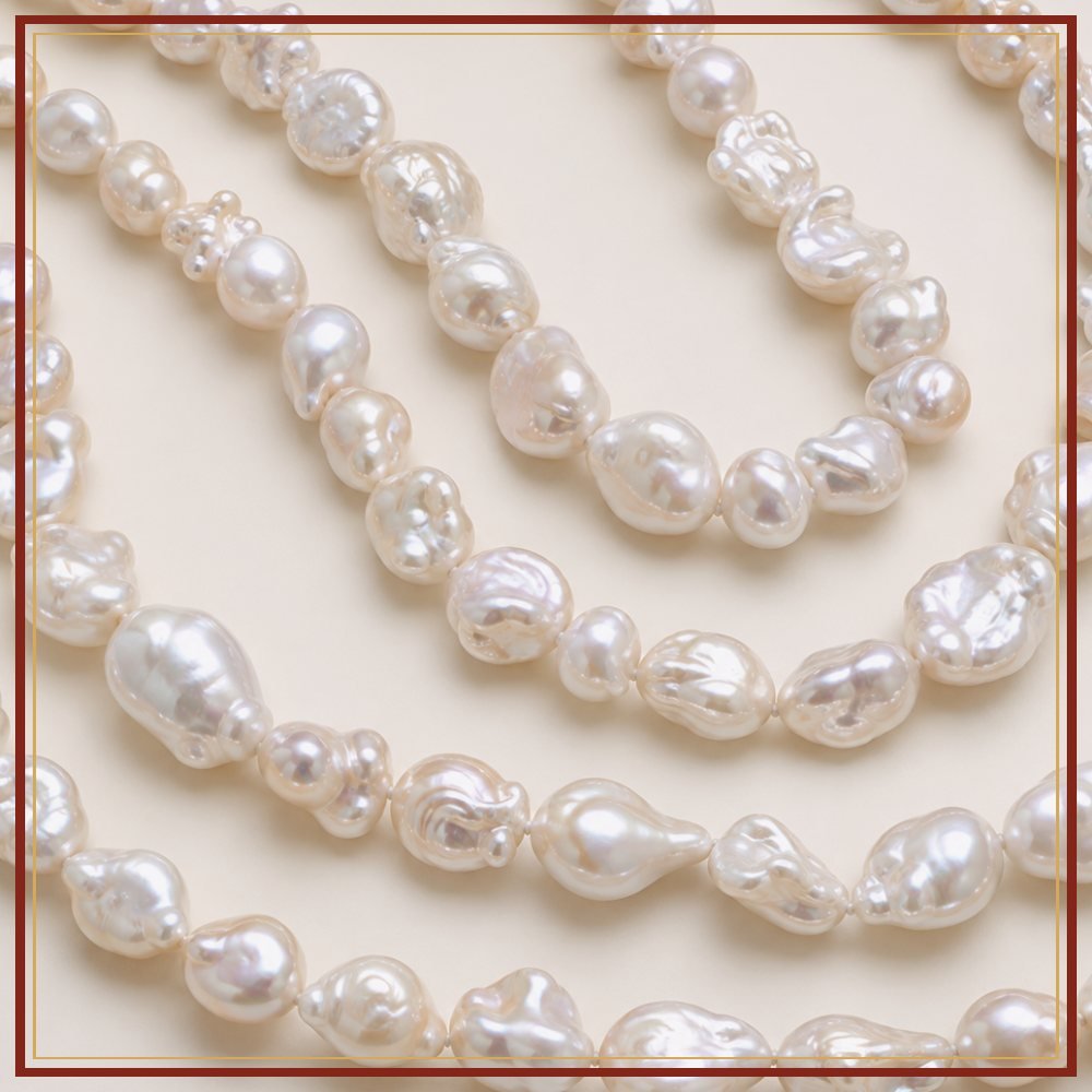 Baroque Pearl String – 6–8 mm