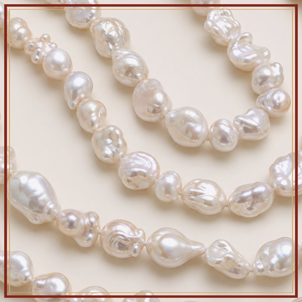 Baroque Pearl String – 6–8 mm