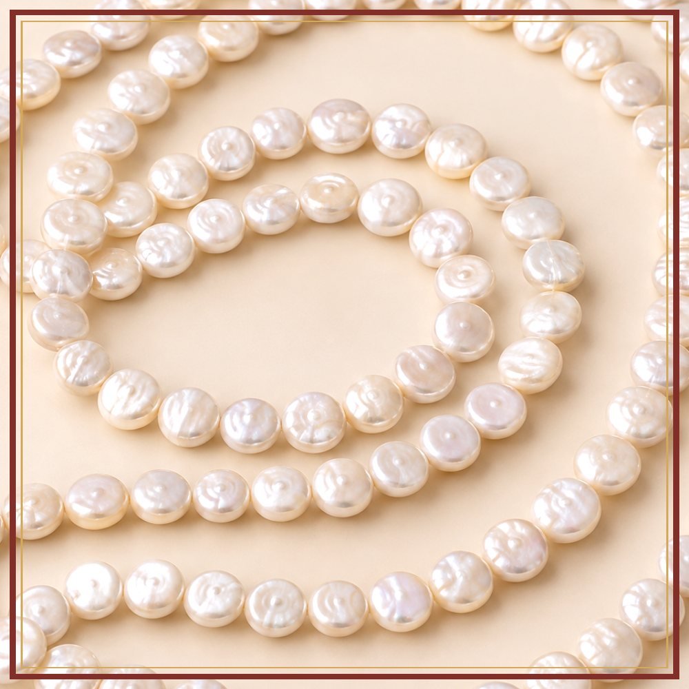 Button Pearl String – 4–5 mm