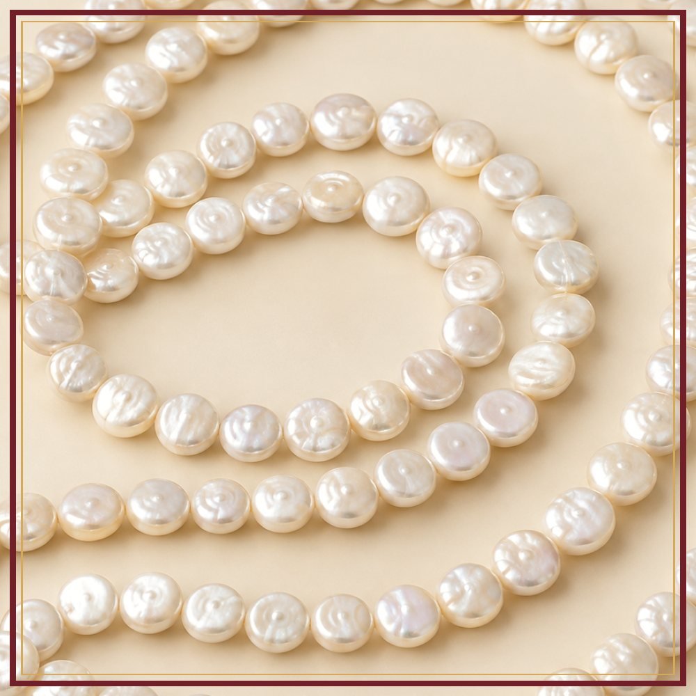 Button Pearl String – 5–6 mm
