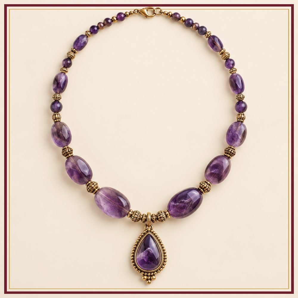 Carnelian Kesari Necklace
