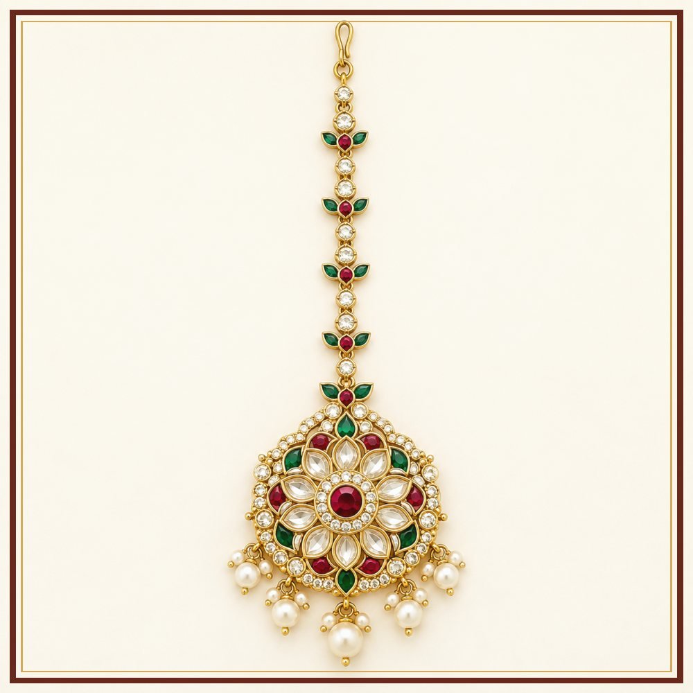 Chand Baori Borla Rakhdi Headpiece