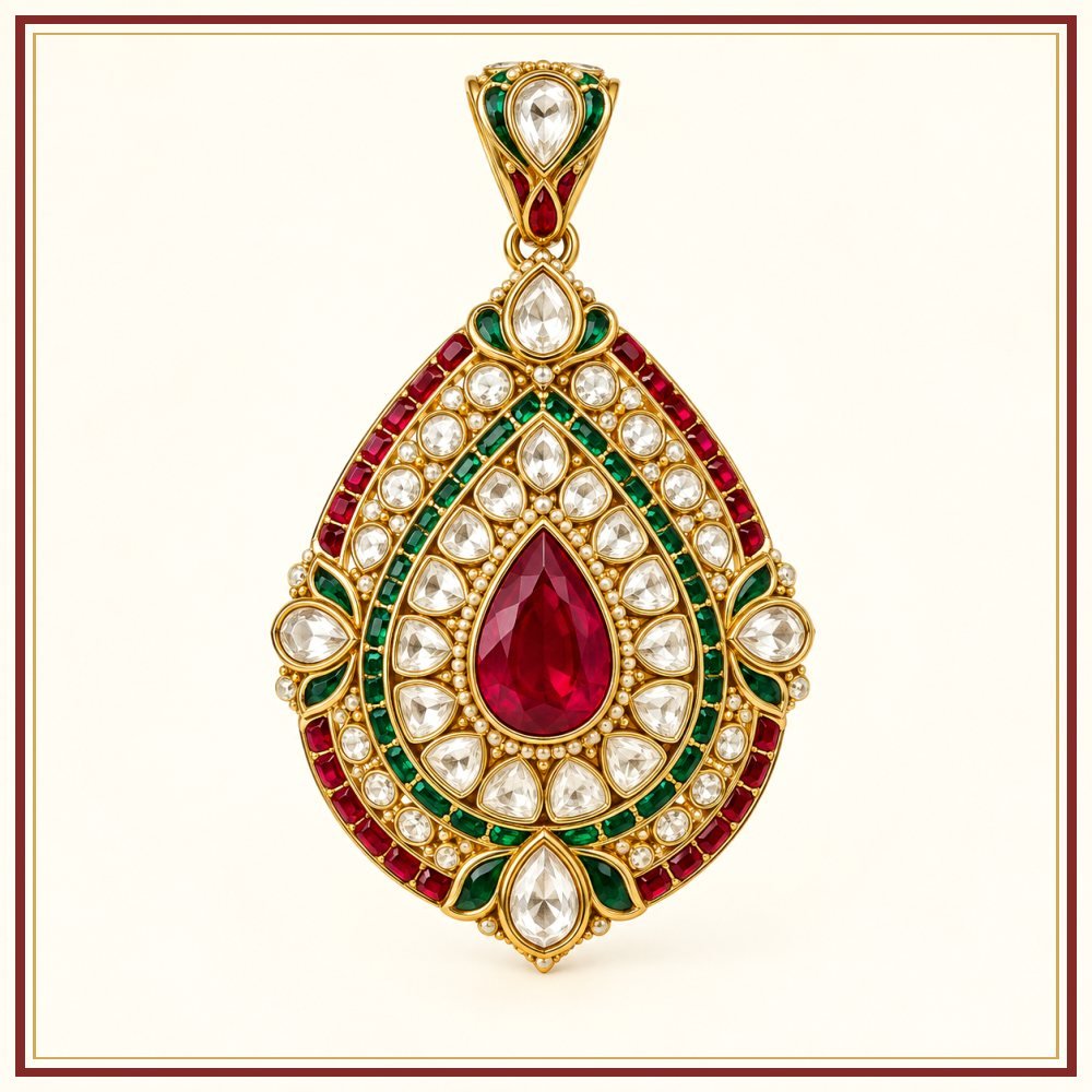 Chand Baori Hathphool Hand Ornament