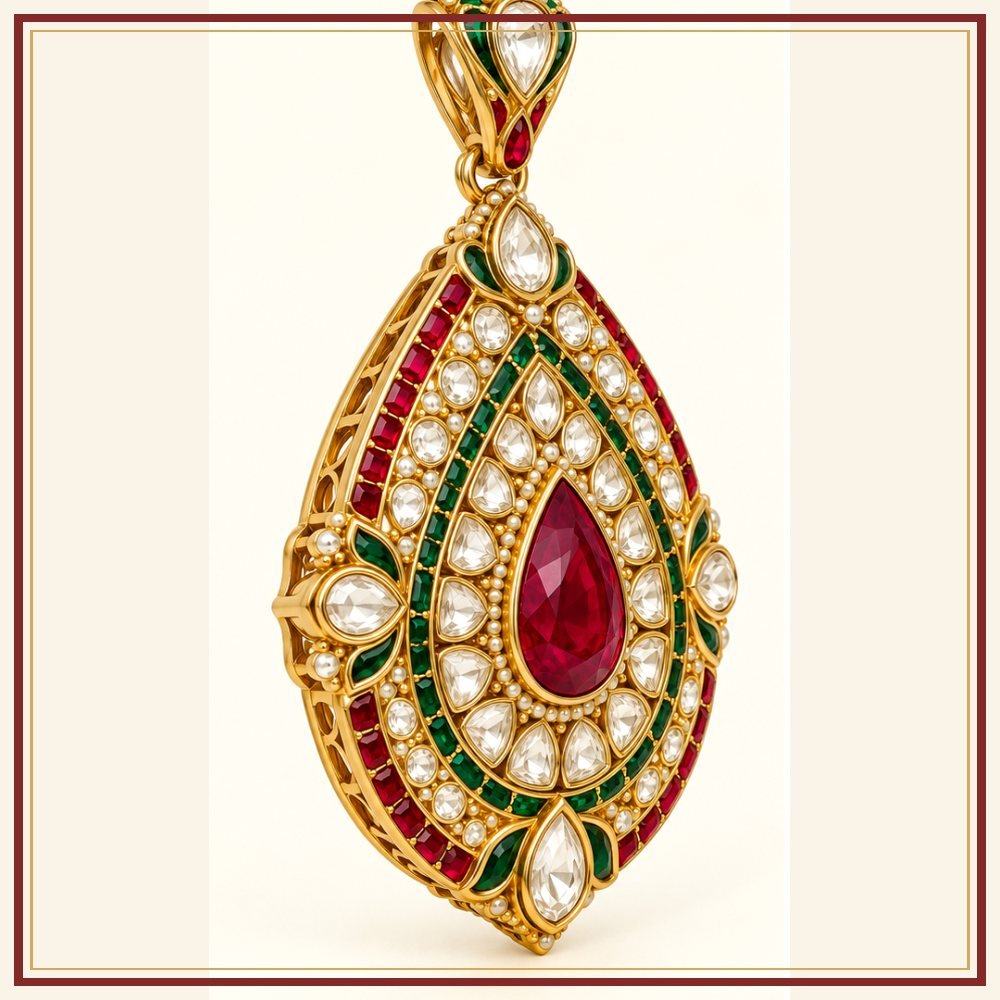 Chand Baori Hathphool Hand Ornament