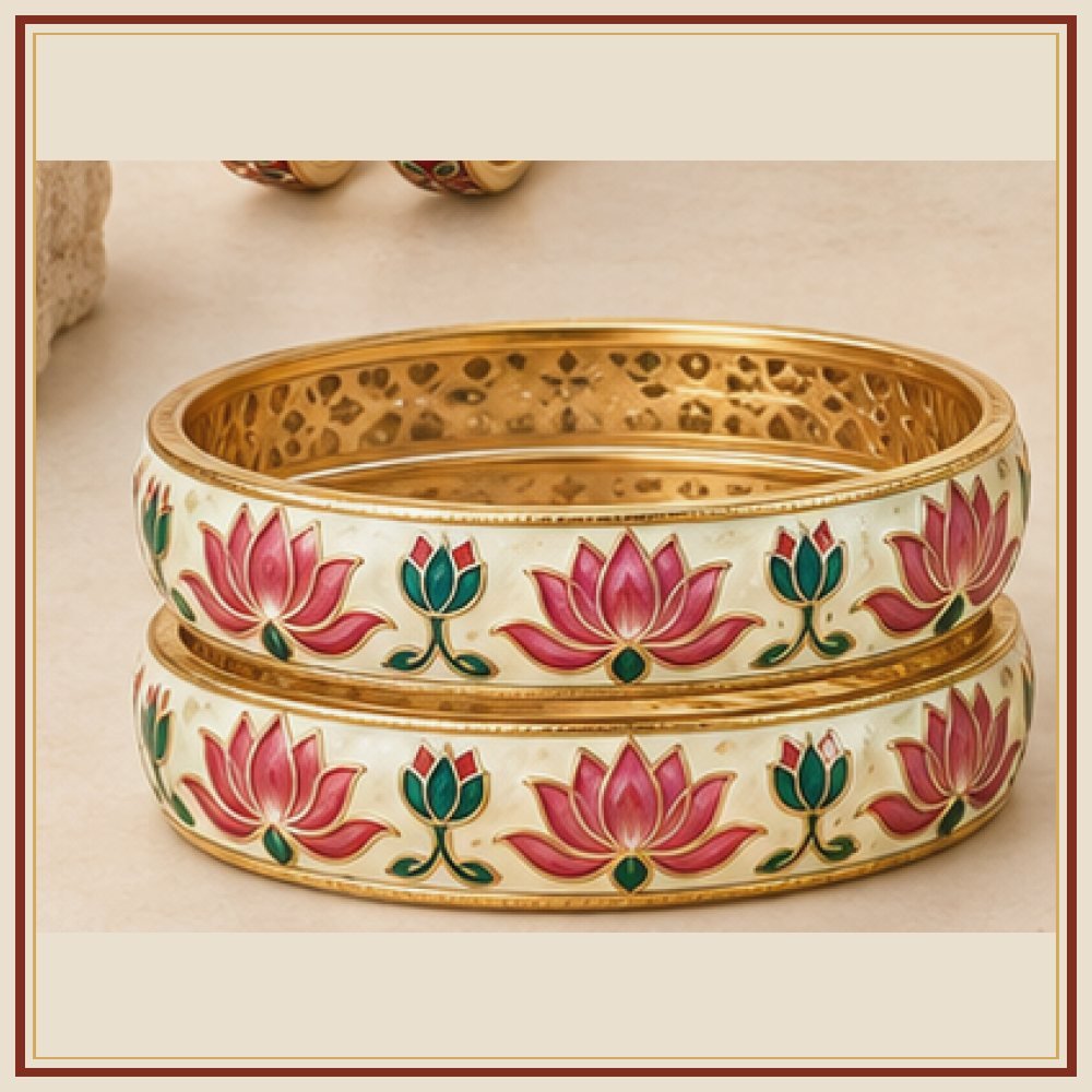 Chand Baori Meenakari Kada Heritage Edition