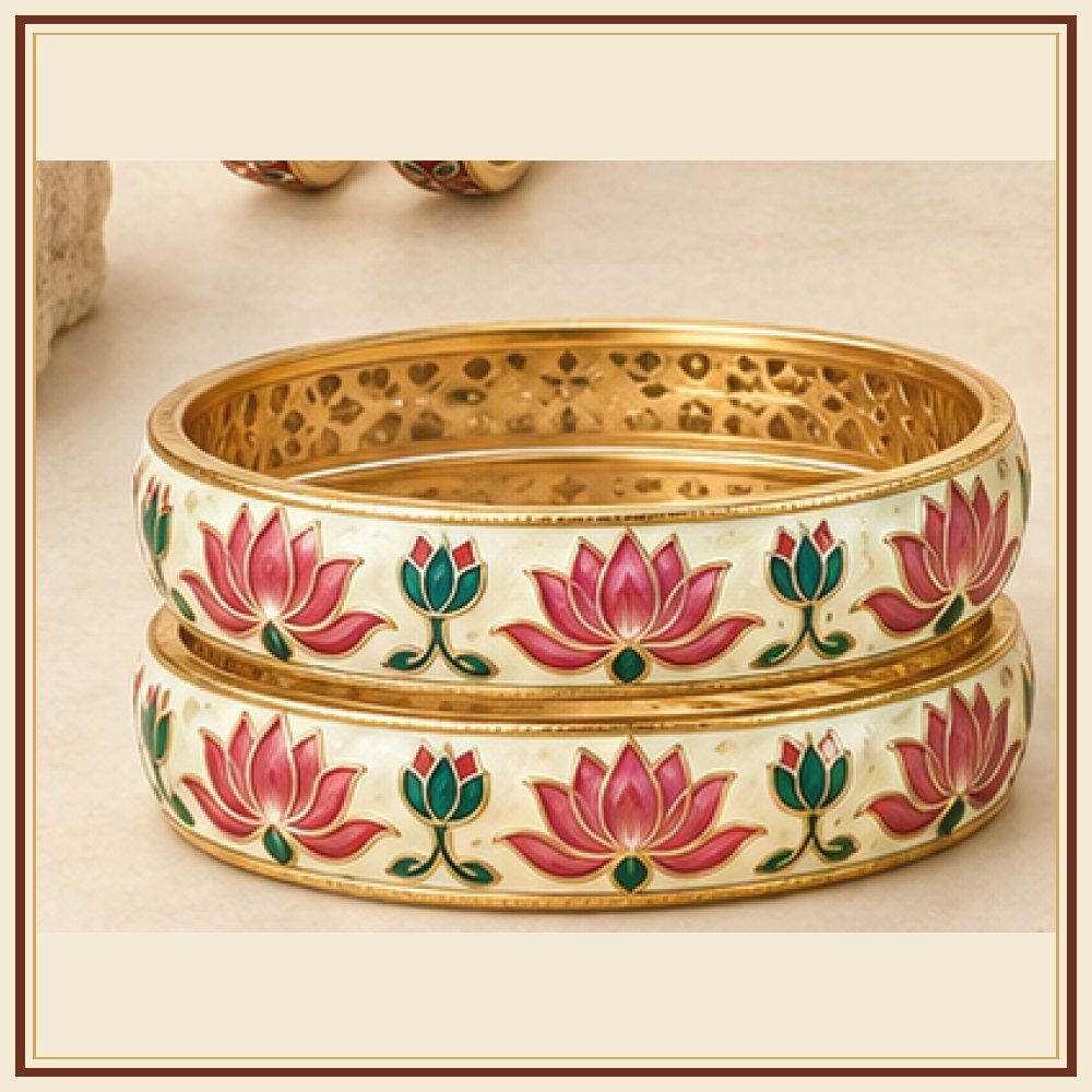 Chand Baori Meenakari Kada Heritage Edition