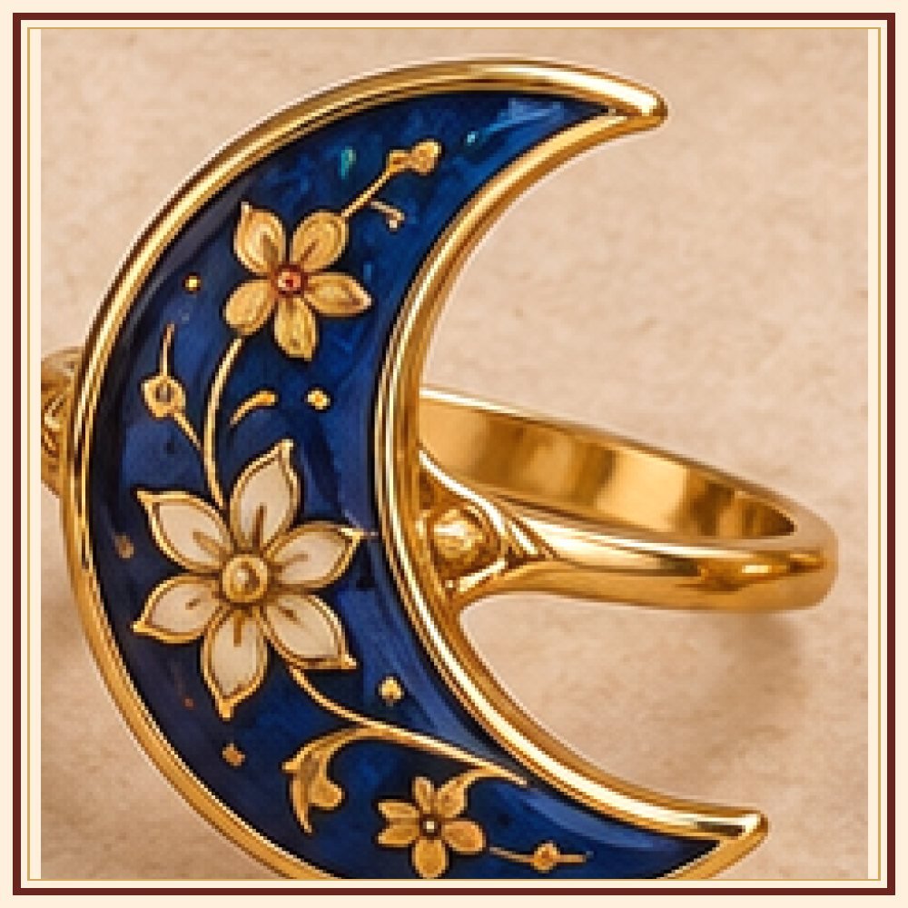 Chand Baori Meenakari Ring Heritage Edition