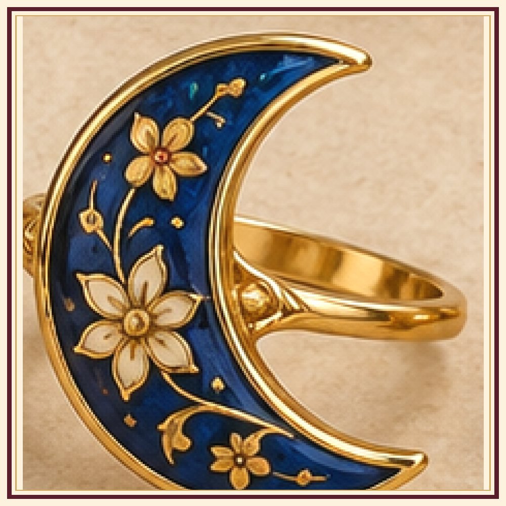 Chand Baori Meenakari Ring Heritage Edition