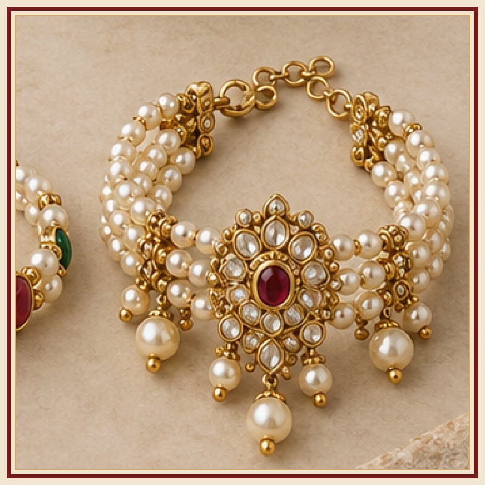 Chand Baori Moti-Style Bracelet Heritage Edition