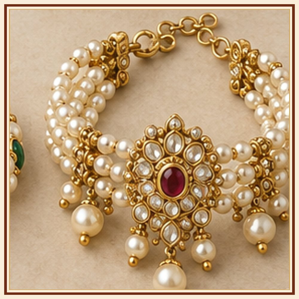 Chand Baori Moti-Style Bracelet Heritage Edition
