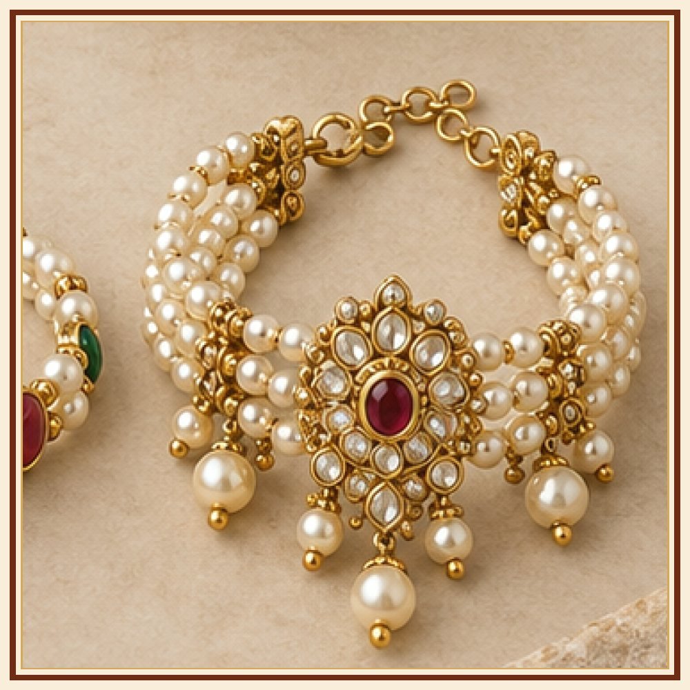 Chand Baori Moti-Style Bracelet Heritage Edition