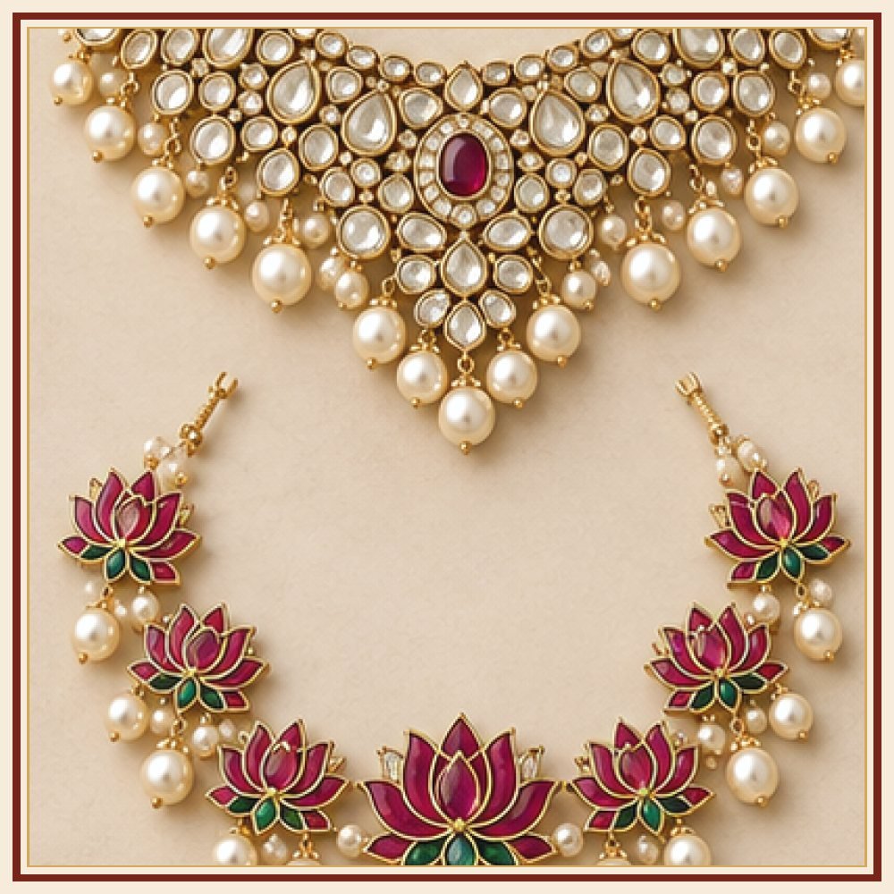 Chand Baori Moti-Style Necklace Heritage Edition