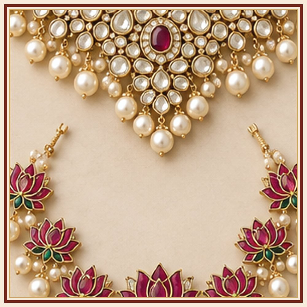 Chand Baori Moti-Style Necklace Heritage Edition