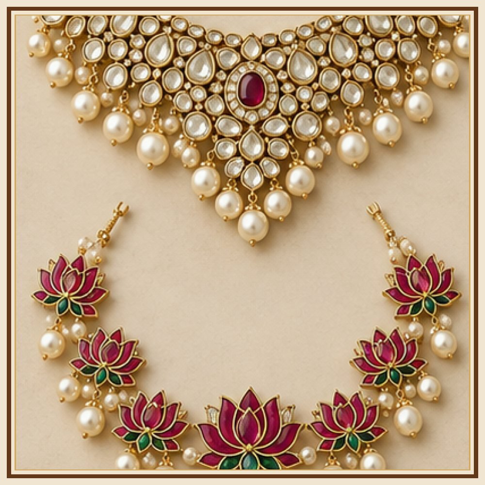 Chand Baori Moti-Style Necklace Heritage Edition