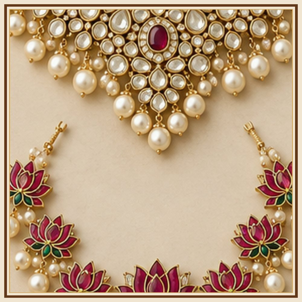 Chand Baori Moti-Style Necklace Heritage Edition