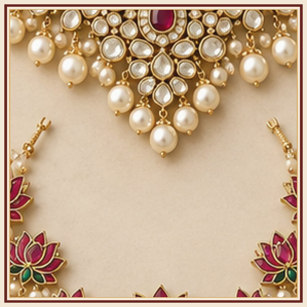 Chand Baori Moti-Style Necklace Heritage Edition