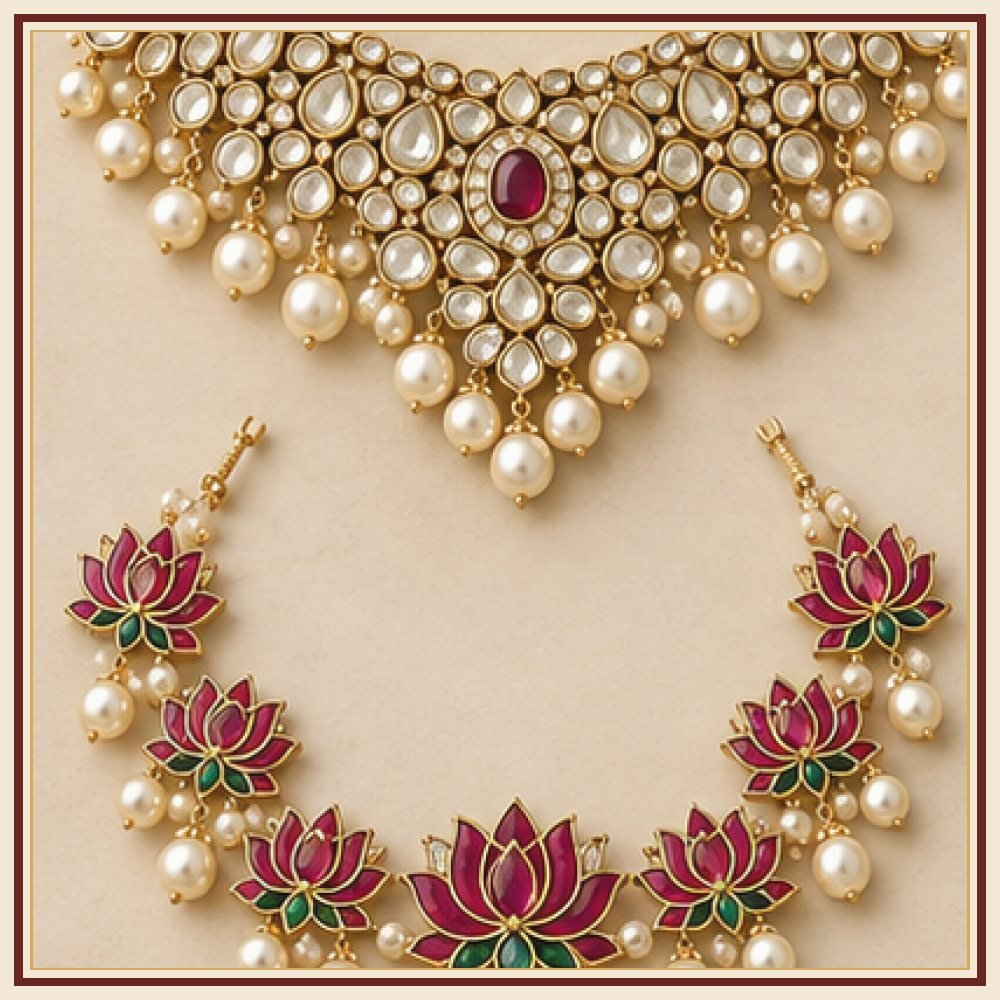 Chand Baori Moti-Style Necklace Heritage Edition
