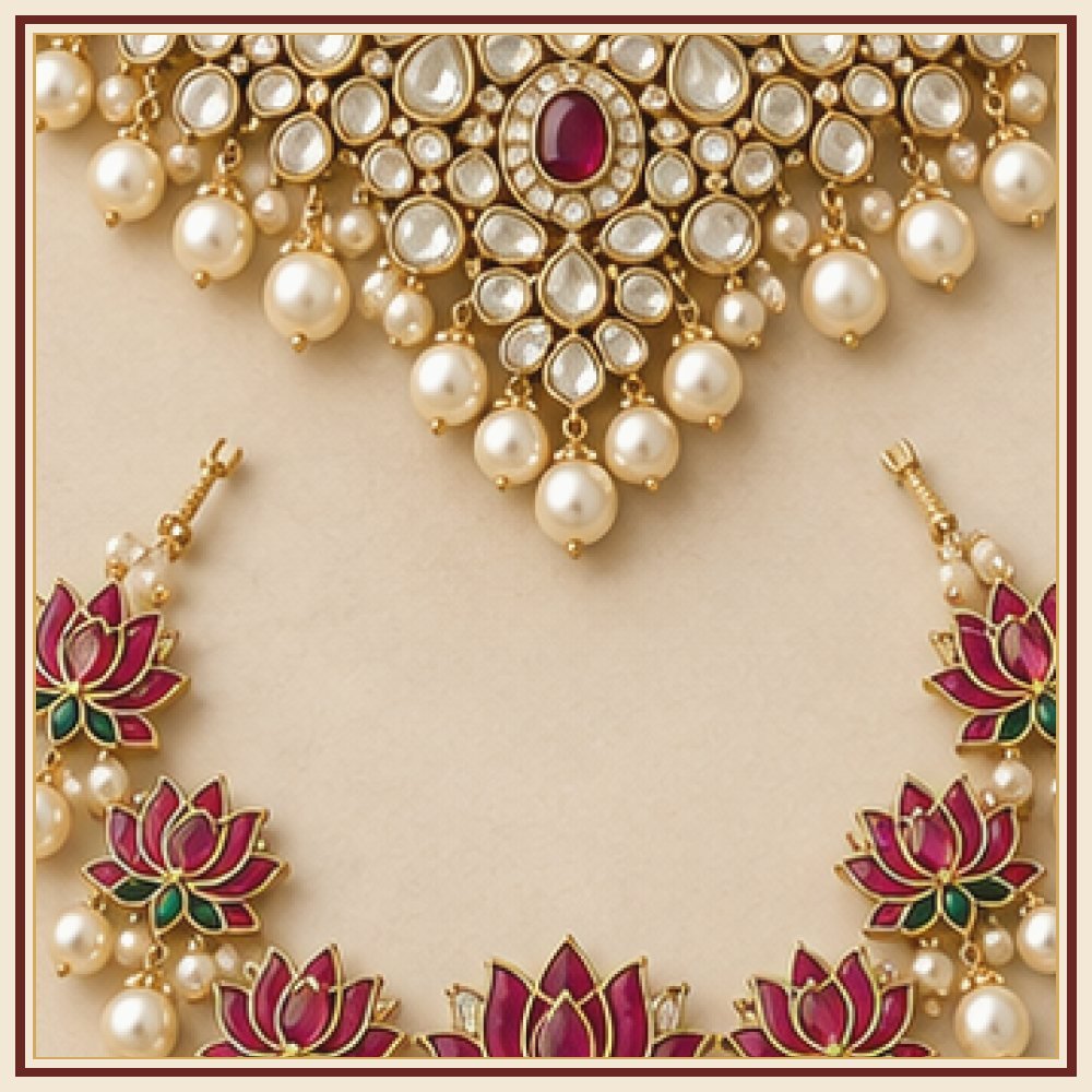 Chand Baori Moti-Style Necklace Heritage Edition