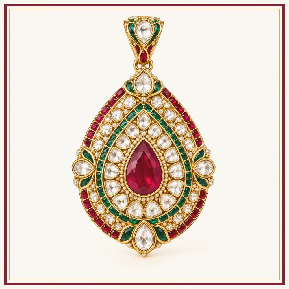 Chand Baori Oxidized-Metal Folk Ornament Heritage Edition