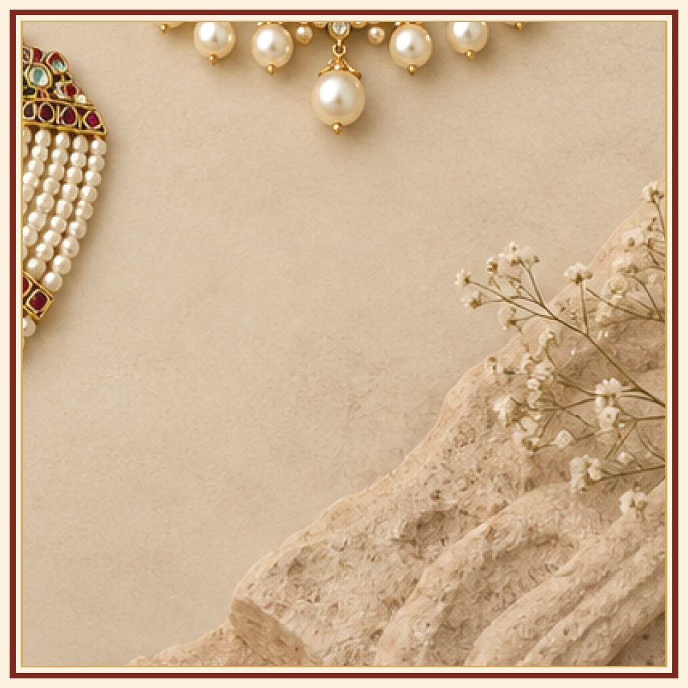 Chandni Moti Polki-Style Collar