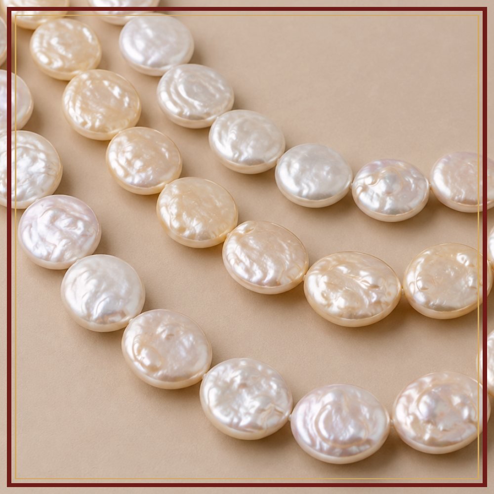 Coin Pearl String – 10–12 mm
