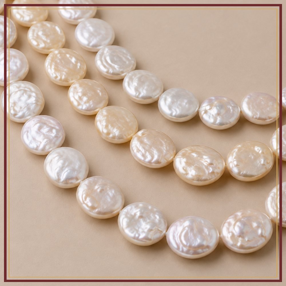 Coin Pearl String – 8–9 mm