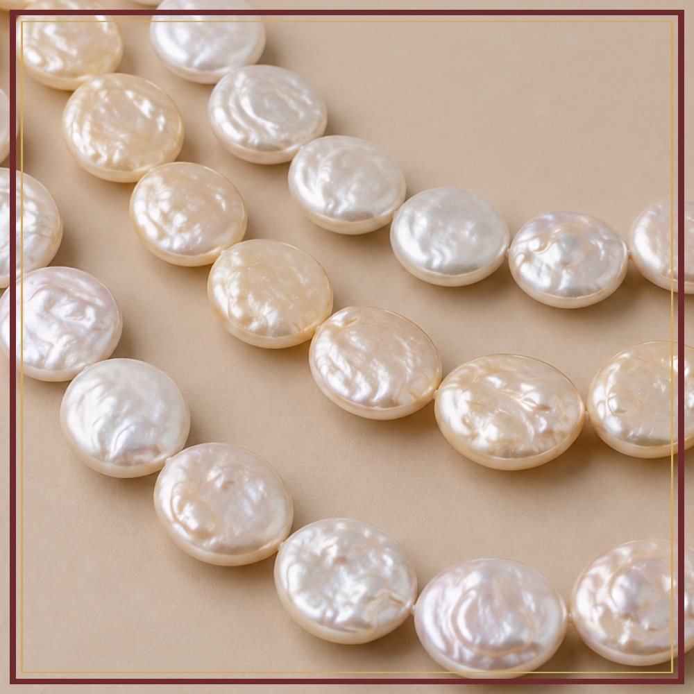 Coin Pearl String – 8–9 mm
