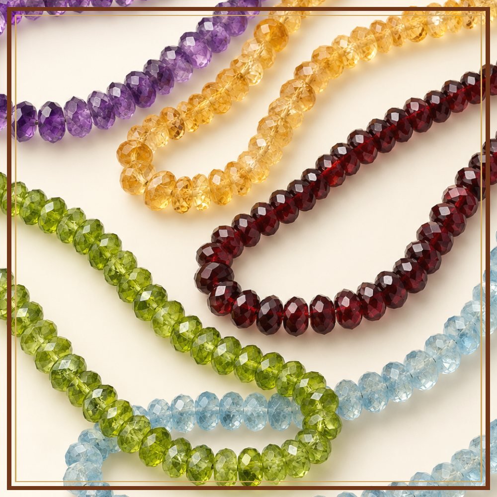Faceted Amethyst Bead String – 3–4 mm