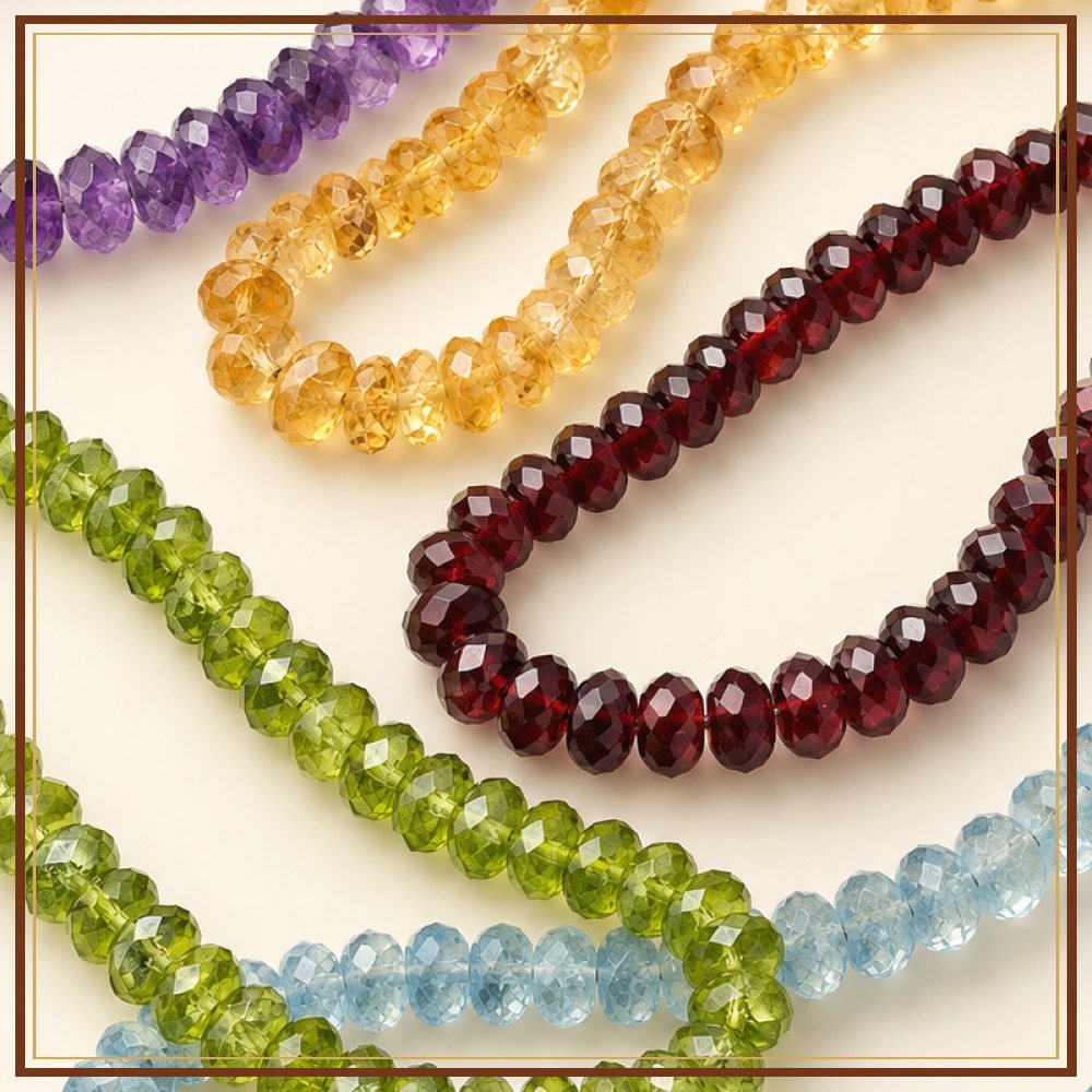 Faceted Amethyst Bead String – 3–4 mm