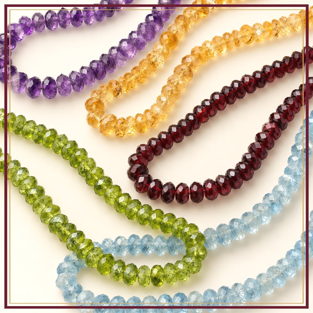 Faceted Amethyst Bead String – 4–5 mm
