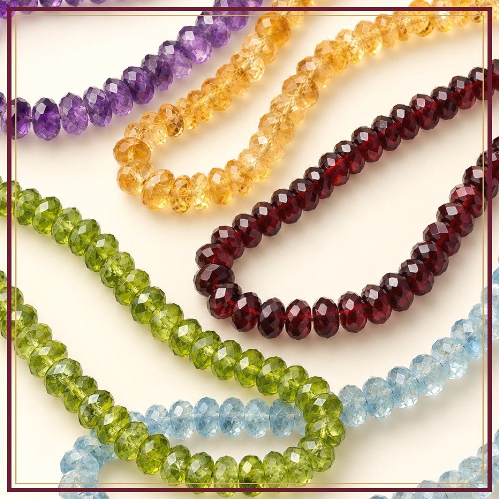Faceted Amethyst Bead String – 4–5 mm