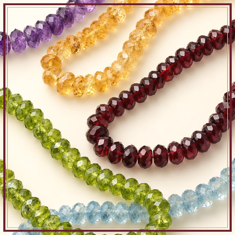 Faceted Amethyst Bead String – 4–5 mm