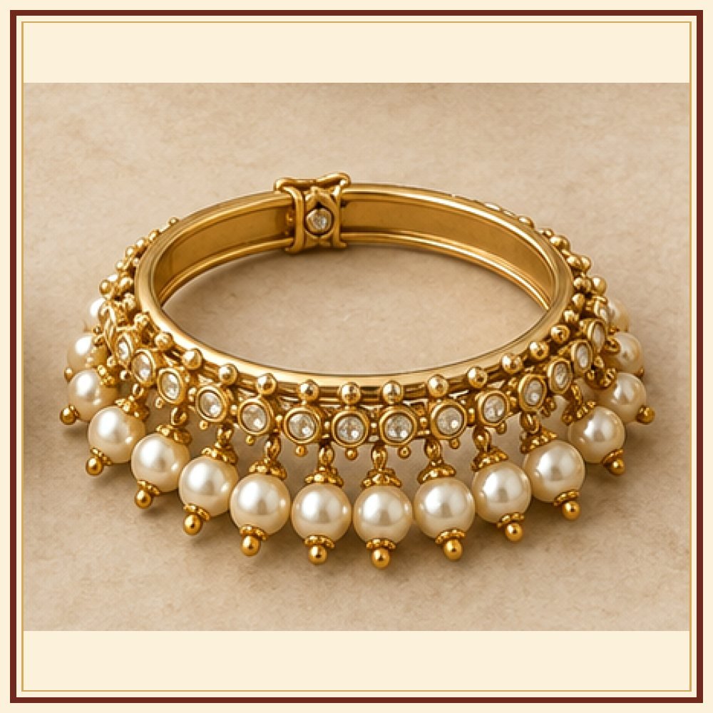 Gaj Yatra Moti-Style Bracelet Heritage Edition