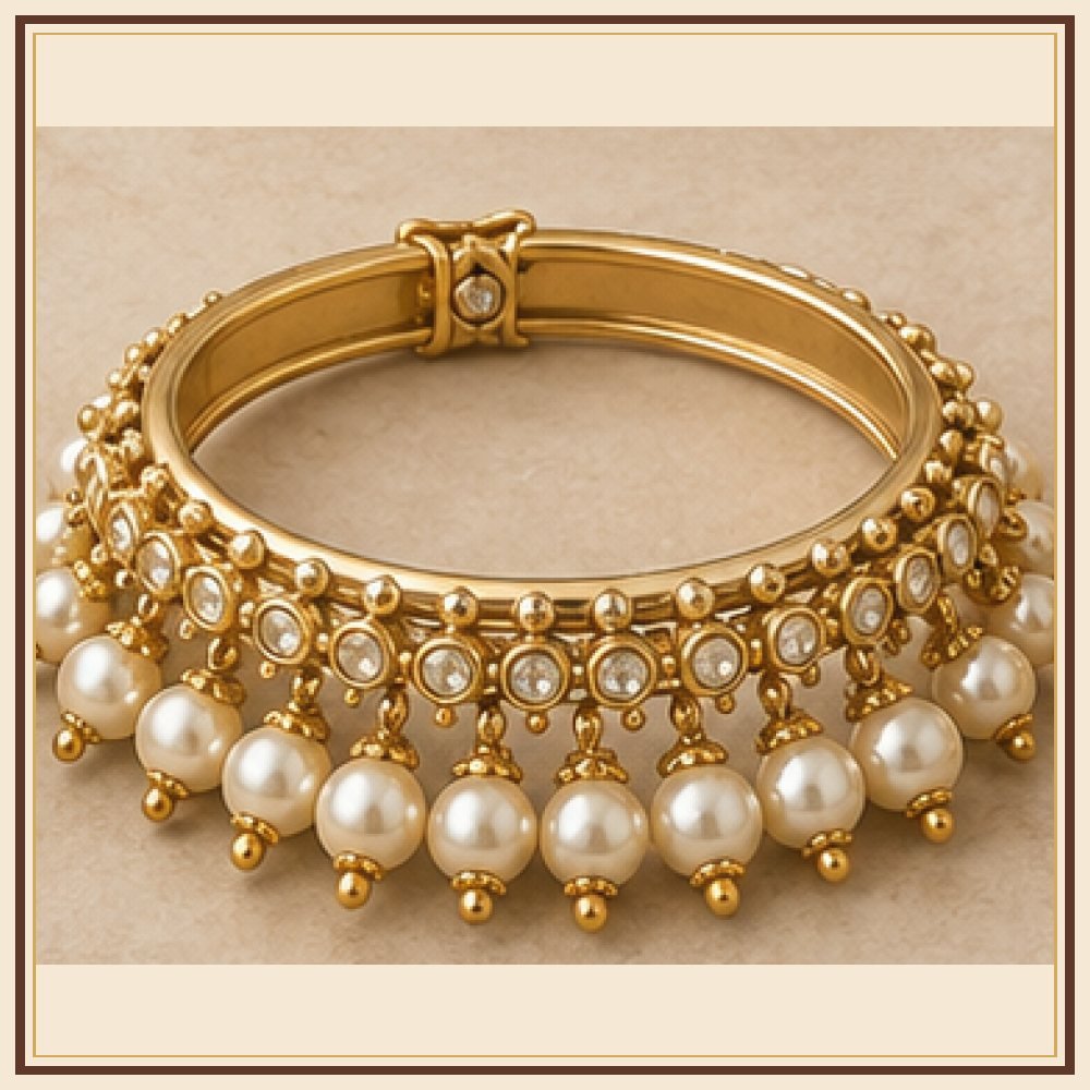 Gaj Yatra Moti-Style Bracelet Heritage Edition