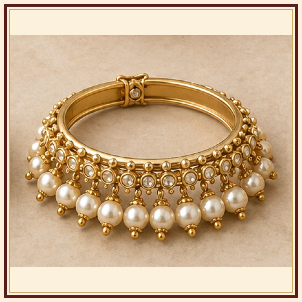 Gaj Yatra Moti-Style Bracelet Heritage Edition