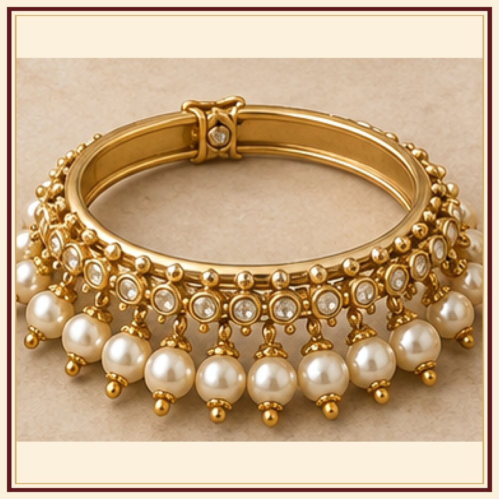 Gaj Yatra Moti-Style Bracelet Heritage Edition
