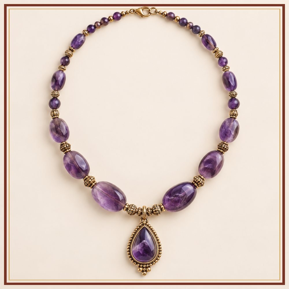 Gaj Yatra Semi-Precious-Style Necklace Heritage Edition