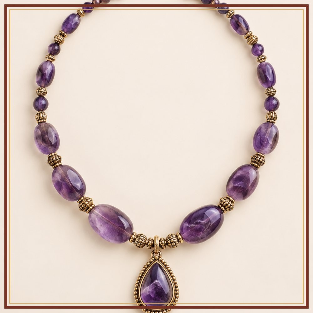 Gaj Yatra Semi-Precious-Style Necklace Heritage Edition